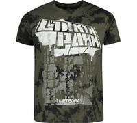 Linkin Park Spray Collage T-Shirt grün in XL