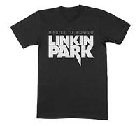 Linkin Park T-Shirt Minutes To Midnight Offizielle Lizenz Kurzarm Schwarz Herren Junge Short Sleeve, Schwarz , M