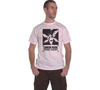 Linkin Park T Shirt Soldier Hybrid Theory Band Logo Nue offiziell Unisex Weiß M