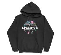 Linkin Park Unisex Offizielles Merchandise-Produkt Zero-Silhouettes Tour Kapuzenpullover, Schwarz, X-Large