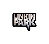 Linkin Park - White Logo - Aufnäher - Schwarz - Onesize - 100% Polyester Schwarz Onesize