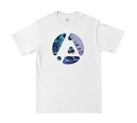 Linkin Park Zero Official Merch Logo Tour Damen-T-Shirt, Unisex, für Erwachsene, Weiss/opulenter Garten, S
