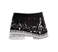 Linomo Herren Boxershorts Musik Note Musical Klavier Unterhosen Männer Herren Unterwäsche für Männer