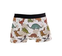Linomo Herren Boxershorts Süß Dinosaurier Unterhosen Männer Herren Unterwäsche für Männer