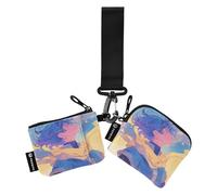 linqin Cute Boy Damen Geldbörsen Kartenetuis Dünn Flach Geld Organizer mit Schlüsselanhänger für Arbeit Reisen 2 Stück, Niedlicher Junge, 1 size