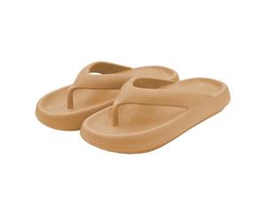 LinRim Badeschuhe Damen Herren Badeschlappen rutschfest Hausschuhe Badelatschen Pantoletten Sommer Cozy Schlappen Dickere Sohle Zehentrenner Superweiche Flip Flops Wolken Sandale
