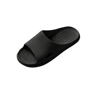 LinRim Badeschuhe Damen Herren Sommer Streifen Hausschuhe Indoor-Haus Anti-Rutsch Dusche Schlappen rutschfest Pantoffeln Gartenschuhe Home Slippers Damen Plastik Schuhe Indoor/Outdoor