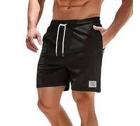 LinRim Corduroy Kurze Hosen Herren Sommer Freizeit Cordhose Kurz Leichte Einfarbige Strandshorts mit Taschen Bermuda Freizeitshorts Kordelzug Shorts Vintage Sportshorts