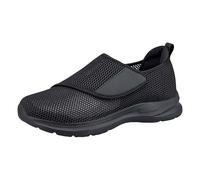 LinRim Diabetiker Schuhe Damen Verstellbare Hausschuhe Atmungsaktiv Einstellbar Walkingschuhe Freizeitschuhe Bequeme rutschfest Gesundheitsschuhe für Senioren Fußschwellung