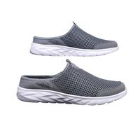 LinRim Hausschuhe Damen Herren Slip On Pantoffeln Sommer Outdoor Atmungsaktiv Pantoletten Bequeme Gartenschuhe rutschfest Schlupfschuhe Sabots Gr. 39-47