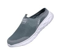 LinRim Herren Clogs Hausschuhe Slip On Pantoffeln Sommer Pantoletten Slipper Indoor Outdoor Atmungsaktiv Bequeme Gartenschuhe rutschfest Schlupfschuhe Weiche Freizeit Sabots