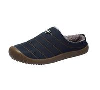 LinRim Herren Damen Hausschuhe Gefüttert Warme Winter Pantoffeln Winterschuhe Slip-On Plüsch Pantoletten Clogs Wasserdicht rutschfeste Outdoor Slipper Plüsch Warm Gefütterte Slippers Größe 37-48