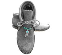 LinRim Mittelalterliche Schuhe für Damen, Wikinger-Retro-PU-Leder, kurze Stiefeletten, Ankle Boots. Fransen Retro-Stil Kurze Stiefel, Flache Schuhe, Halloween-Cosplay-Kostüm