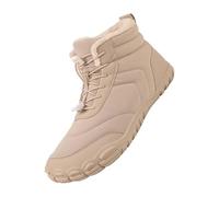 LinRim Winter Barfußschuhe Bequem Warm Gefüttert Winterschuhe mit Breite Zehenbox Herren Damen Winterschuhe Traillaufschuhe mit rutschfest Sohle & Breiter Zehenbox Minimalistische EU Gr.36-45