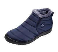 LinRim Winterschuhe Herren Damen Winterstiefel Wasserdicht Warm gefütterte Schneestiefe Kurzschaft Ankle Boots Stiefel Outdoor Camping Wandern Winter Stiefeletten Schneestiefel Rutschfest Winterboots