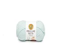 Lion Brand Garn 215-106 Feels Like Butta Garn, Ice, One Strang