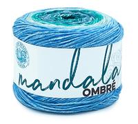 Lion Brand Garn, Mandala-Ombre, mehrfarbiges Garn zum Stricken, Häkeln und Basteln, Mantra, 1 Packung