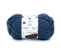 Lion Brand Hue + Me Garn zum Stricken, Häkeln und Basteln, sperrig und dick, weiches Acryl- und Wollgarn, Magic Hour, (1er-Pack)