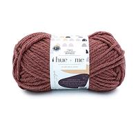 Lion Brand Hue + Me Garn zum Stricken, Häkeln und Basteln, sperrig und dick, weiches Acryl und Wollgarn, Love Song, (1er-Pack)