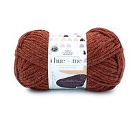 Lion Brand Hue + Me Garn zum Stricken, Häkeln und Basteln, sperrig und dick, weiches Acryl- und Wollgarn, würzig, (1er-Pack)
