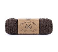 Lion Brand Yarn 150-126K Fishermen's Wool Yarn, Wolle, braun, Each, 425