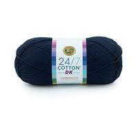 Lion Brand Yarn 24/7 Cotton DK Garn, 1 Packung, Nightshade