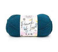 Lion Brand Yarn 550-179E Pfund der Liebe Garn, Acryl, Türkis (Cascade), 1 Pack