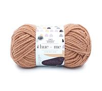 Lion Brand Yarn 617-102 Hue & Me Garn, Acryl, Bellini, 1 Pack, 125 Gramm