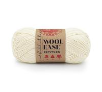 Lion Brand Yarn 632-098W Wool-Ease Recycled Garn, Cream, 1 Pack