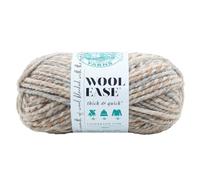 Lion Brand Yarn 640-536 Wool-Ease Thick & Quick, Fossil, Acryl, 21.59 x 9.53 x 9.53 cm, 80