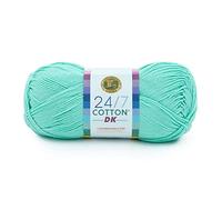 Lion Brand Yarn 769-171S 24/7 Baumwolle DK Garn, Frische Minze, 1 Pack