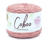 Lion Brand Yarn 835-145 Garn Coboo Mauve, Baumwolle, 1 Pack, 696 Fuß