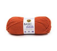 Lion Brand Yarn Basic Stitch Anti-Pilling Strickgarn, Garn zum Häkeln, 1er Pack, Kürbis