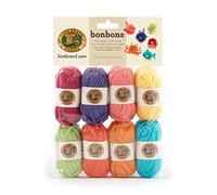 Lion Brand Yarn Company 1 Knäuel Garn Bonbons, Brights, Multicolor