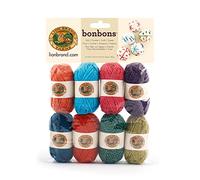 Lion Brand Yarn Company 1 Knäuel Garn Bonbons, Celebrate, Multicolor
