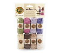 Lion Brand Yarn Company 1 Knäuel Garn Bonbons, Nature, Multicolor