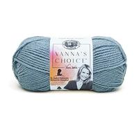 Lion Brand Yarn Company 1 Knäuel Garn Vanna's Choice, Staubblau