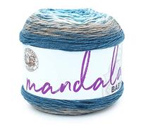 Lion Brand Yarn Company 526-204 Mandala Baby Garn, Wishing Well, One Knäuel