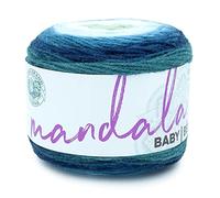 Lion Brand Yarn Company 526-205 Mandala Baby Garn, Echo Caves, One Knäuel