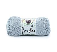 Lion Brand Yarn Company 622612 Truboo Garn, silber, One Skein, 220 meter