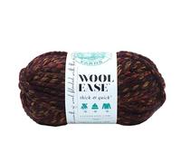 Lion Brand Yarn Wool-Ease dickes und schnelles Garn, weiches und sperriges Garn zum Stricken, Häkeln und Basteln, 1 Knäuel, Ernte