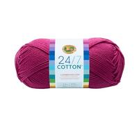 Lion Brand Yarn Company Cotton Yarn, 100 Percent Cotton, Rose,15.24x6.35x6.35 cm