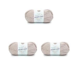 Lion Brand Yarn Heartland Garn, 1 Packung, Wolfsfalle (Packung mit 3)