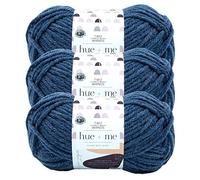 Lion Brand Yarn, Hue + Me Chunky Garn zum Häkeln, Stricken und Basteln, Magic Hour, 3er-Pack