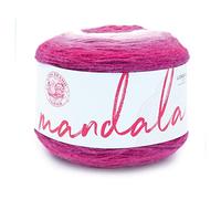 Lion Brand Yarn Mandala-Garn, mehrfarbiges Garn zum Häkeln und Stricken, Bastelgarn, Bunt (Cupid), 1er-Pack