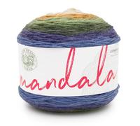 Lion Brand Yarn Mandala-Garn, mehrfarbiges Garn zum Stricken, Häkeln und Basteln, Bunt (Loch Ness), 1er-Pack