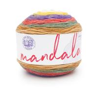 Lion Brand Yarn Mandala-Garn, mehrfarbiges Garn zum Stricken, Häkeln und Basteln, Bunt (Moomba), 1er-Pack