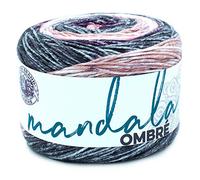 Lion Brand Yarn Mandala-Ombré-Garn mit lebendigen Farben, weiches Garn zum Häkeln und Stricken, Felicity, 1 Stück