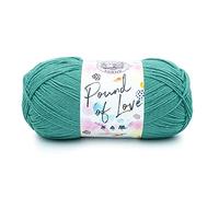 Lion Brand Yarn Pfund der Liebe, Value Garn, großes Garn zum Stricken und Häkeln, Bastelgarn, Wasserfall