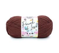 Lion Brand Yarn Pound of Love, Value Garn, großes Garn zum Stricken und Häkeln, Bastelgarn, Cinnabar